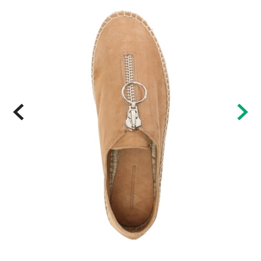 ALEXANDER WANG Devon Nubuck Zip-Front Espadrilles